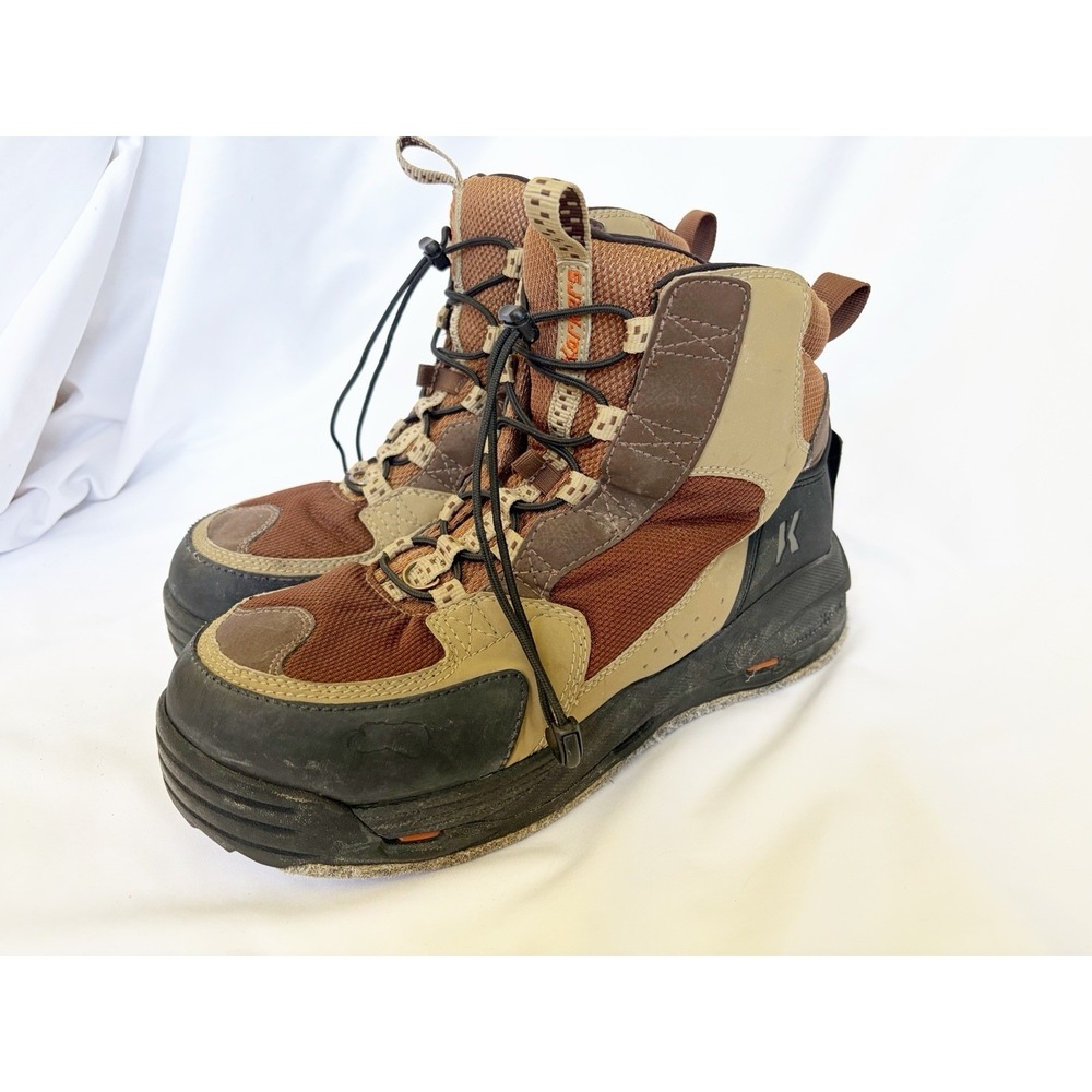 Korkers Redside FB3310 Size 11 w/ Felt & Kling-on Soles